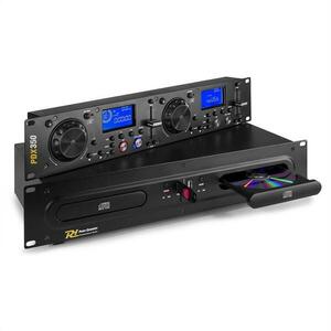 Power Dynamics PDX350, duální DJ-CD/USB-přehrávač-ovladač, CD/USB/MP3, černý obraz