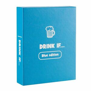 Spielehelden Drink if... Blue Edition Hra na pití 100+ otázek v angličtině Počet hráčů: 2+ Věk: od 18 let obraz