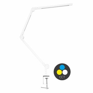 Ecolite LED stmívatelná stolní lampa 8W+11W 700lm CCT bílá LU19WT-BI obraz