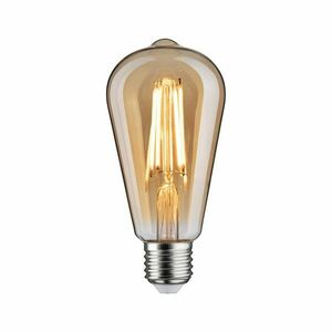 PAULMANN 1879 Filament 230V 3-krokové-stmívatelné LED žárovka Rustika E27 3 Step Dim 6W 1800K stmívatelné zlatá obraz