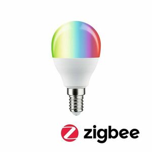 PAULMANN Standard 230V Smart Home Zigbee 3.0 LED kapka E14 5W RGBW+ stmívatelné mat obraz