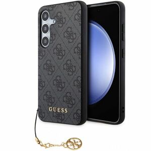 Pouzdro Guess 4G Charms pro Samsung Galaxy S24 Plus, šedé obraz