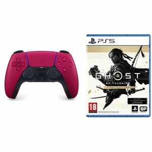 PlayStation 5 DualSense Wireless Controller, cosmic red + Ghost of Tsushima (Director’s Cut) CZ obraz