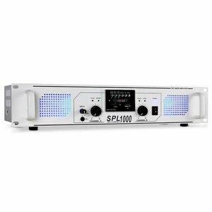 Skytec SPL-1000 MP3 bílý, PA zesilovač, USB/SD/MP3, 2800W obraz