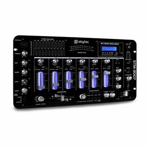 Skytec STM-3007, 6kanálový DJ mixážní pult, bluetooth, USB, SD, MP3 obraz