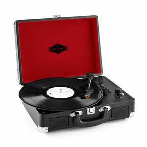 Auna Peggy Sue, retro gramofon, LP, USB, černý obraz