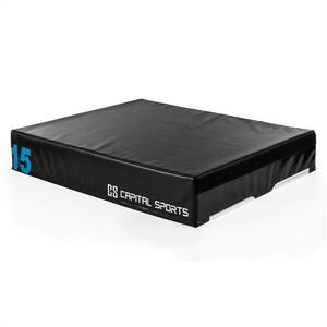 Capital Sports Rookso Soft Jump Box, plyobox, černý, 15 cm obraz