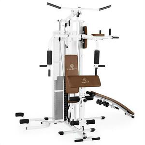 KLARFIT Ultimate Gym 5000, multifunkční posilovací stanice, bílá obraz
