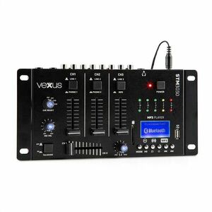 Vexus STM3030, 4kanálový mixážní pult, bluetooth, USB, SD, MP3, LED obraz