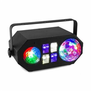 Beamz LEDWAVE LED, jellybll, 6x3 W RGB, waterwave 1x4 RGBW, UV/stroboskop 4x3 W, černý obraz