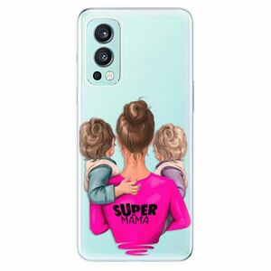 Odolné silikonové pouzdro iSaprio - Super Mama - Two Boys - OnePlus Nord 2 5G obraz