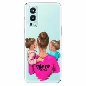 Odolné silikonové pouzdro iSaprio - Super Mama - Two Girls - OnePlus Nord 2 5G obraz