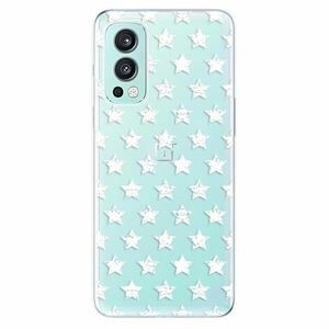 Odolné silikonové pouzdro iSaprio - Stars Pattern - white - OnePlus Nord 2 5G obraz