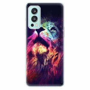 Odolné silikonové pouzdro iSaprio - Lion in Colors - OnePlus Nord 2 5G obraz