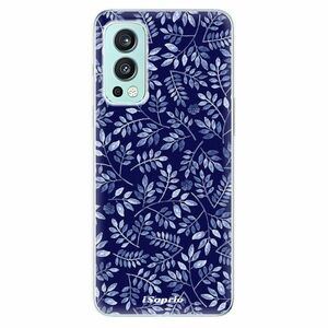 Odolné silikonové pouzdro iSaprio - Blue Leaves 05 - OnePlus Nord 2 5G obraz