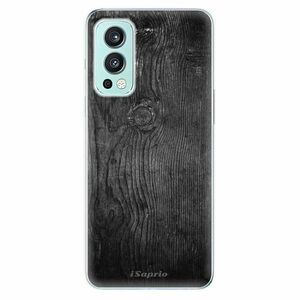 Odolné silikonové pouzdro iSaprio - Black Wood 13 - OnePlus Nord 2 5G obraz