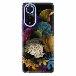 Odolné silikonové pouzdro iSaprio - Dark Flowers - Huawei Nova 9 obraz