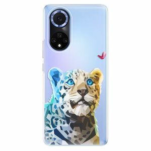Odolné silikonové pouzdro iSaprio - Leopard With Butterfly - Huawei Nova 9 obraz