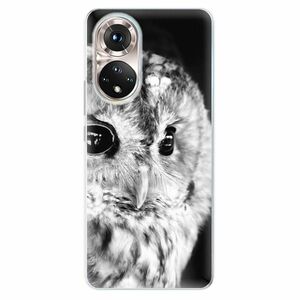 Odolné silikonové pouzdro iSaprio - BW Owl - Honor 50 obraz