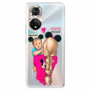 Odolné silikonové pouzdro iSaprio - Mama Mouse Blonde and Boy - Honor 50 obraz