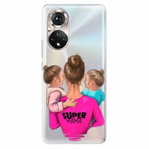 Odolné silikonové pouzdro iSaprio - Super Mama - Two Girls - Honor 50 obraz