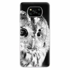 Odolné silikonové pouzdro iSaprio - BW Owl - Xiaomi Poco X3 Pro / X3 NFC obraz