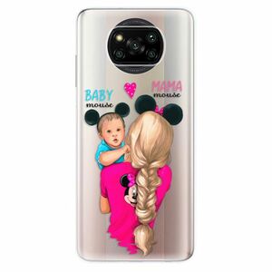 Odolné silikonové pouzdro iSaprio - Mama Mouse Blonde and Boy - Xiaomi Poco X3 Pro / X3 NFC obraz