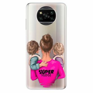 Odolné silikonové pouzdro iSaprio - Super Mama - Two Boys - Xiaomi Poco X3 Pro / X3 NFC obraz