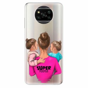 Odolné silikonové pouzdro iSaprio - Super Mama - Two Girls - Xiaomi Poco X3 Pro / X3 NFC obraz