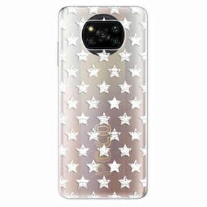 Odolné silikonové pouzdro iSaprio - Stars Pattern - white - Xiaomi Poco X3 Pro / X3 NFC obraz