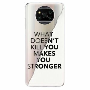 Odolné silikonové pouzdro iSaprio - Makes You Stronger - Xiaomi Poco X3 Pro / X3 NFC obraz