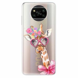 Odolné silikonové pouzdro iSaprio - Lady Giraffe - Xiaomi Poco X3 Pro / X3 NFC obraz