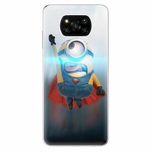 Odolné silikonové pouzdro iSaprio - Mimons Superman 02 - Xiaomi Poco X3 Pro / X3 NFC obraz