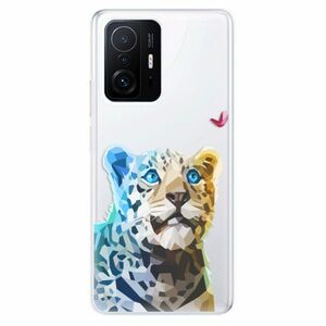 Odolné silikonové pouzdro iSaprio - Leopard With Butterfly - Xiaomi 11T / 11T Pro obraz