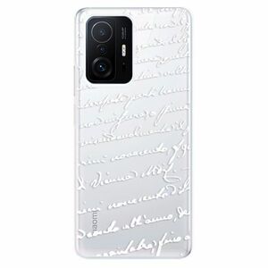 Odolné silikonové pouzdro iSaprio - Handwriting 01 - white - Xiaomi 11T / 11T Pro obraz