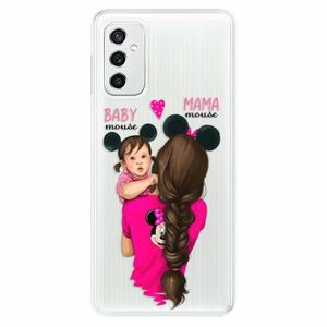 Odolné silikonové pouzdro iSaprio - Mama Mouse Brunette and Girl - Samsung Galaxy M52 5G obraz