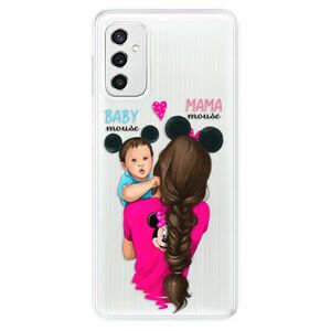 Odolné silikonové pouzdro iSaprio - Mama Mouse Brunette and Boy - Samsung Galaxy M52 5G obraz