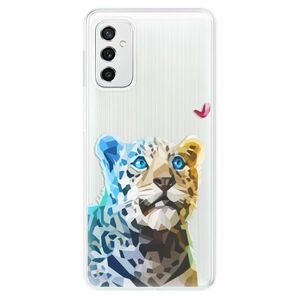 Odolné silikonové pouzdro iSaprio - Leopard With Butterfly - Samsung Galaxy M52 5G obraz