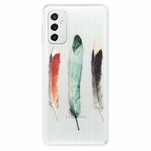 Odolné silikonové pouzdro iSaprio - Three Feathers - Samsung Galaxy M52 5G obraz