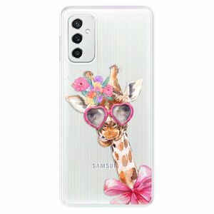 Odolné silikonové pouzdro iSaprio - Lady Giraffe - Samsung Galaxy M52 5G obraz