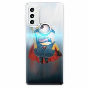 Odolné silikonové pouzdro iSaprio - Mimons Superman 02 - Samsung Galaxy M52 5G obraz