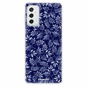 Odolné silikonové pouzdro iSaprio - Blue Leaves 05 - Samsung Galaxy M52 5G obraz