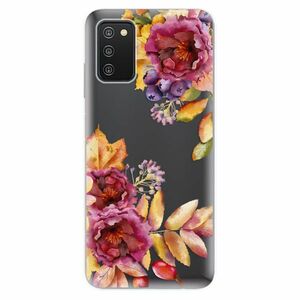 Odolné silikonové pouzdro iSaprio - Fall Flowers - Samsung Galaxy A03s obraz