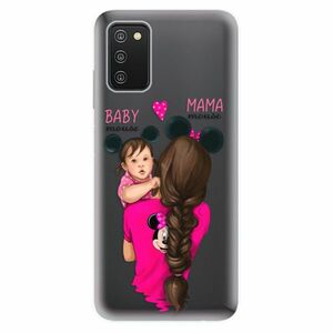 Odolné silikonové pouzdro iSaprio - Mama Mouse Brunette and Girl - Samsung Galaxy A03s obraz