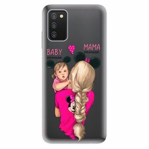 Odolné silikonové pouzdro iSaprio - Mama Mouse Blond and Girl - Samsung Galaxy A03s obraz