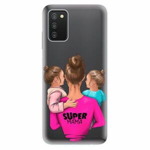 Odolné silikonové pouzdro iSaprio - Super Mama - Two Girls - Samsung Galaxy A03s obraz