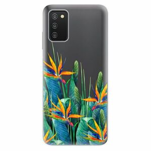 Odolné silikonové pouzdro iSaprio - Exotic Flowers - Samsung Galaxy A03s obraz