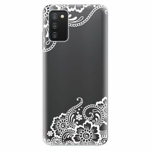 Odolné silikonové pouzdro iSaprio - White Lace 02 - Samsung Galaxy A03s obraz