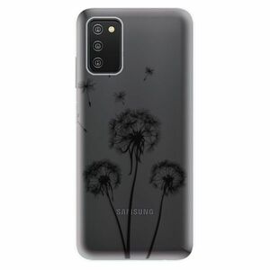 Odolné silikonové pouzdro iSaprio - Three Dandelions - black - Samsung Galaxy A03s obraz