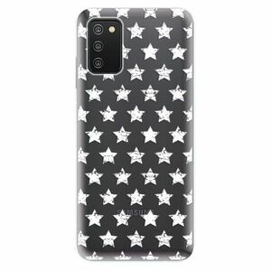 Odolné silikonové pouzdro iSaprio - Stars Pattern - white - Samsung Galaxy A03s obraz